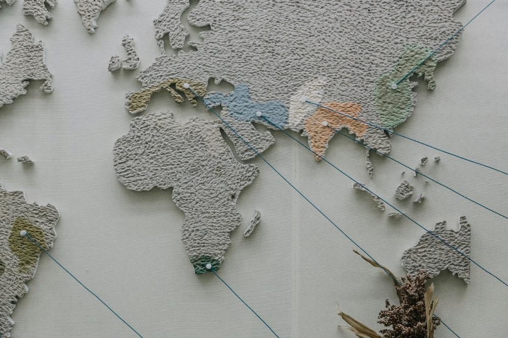 Flughafen mit Sonnenuntergang